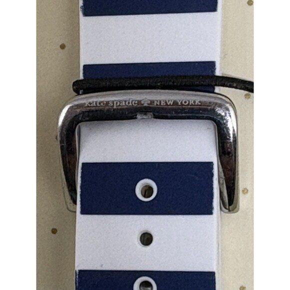kate spade new york 38mm Apple Watch Band, Striped Silicone, KSS0014 - Picture 3 of 4